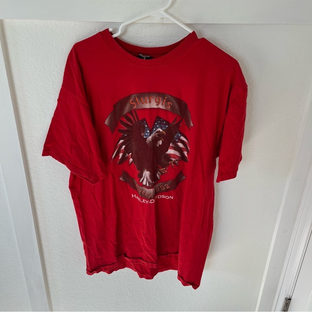 Harley Davidson Sturgis 2002 Men's XL Biker T-shirt
